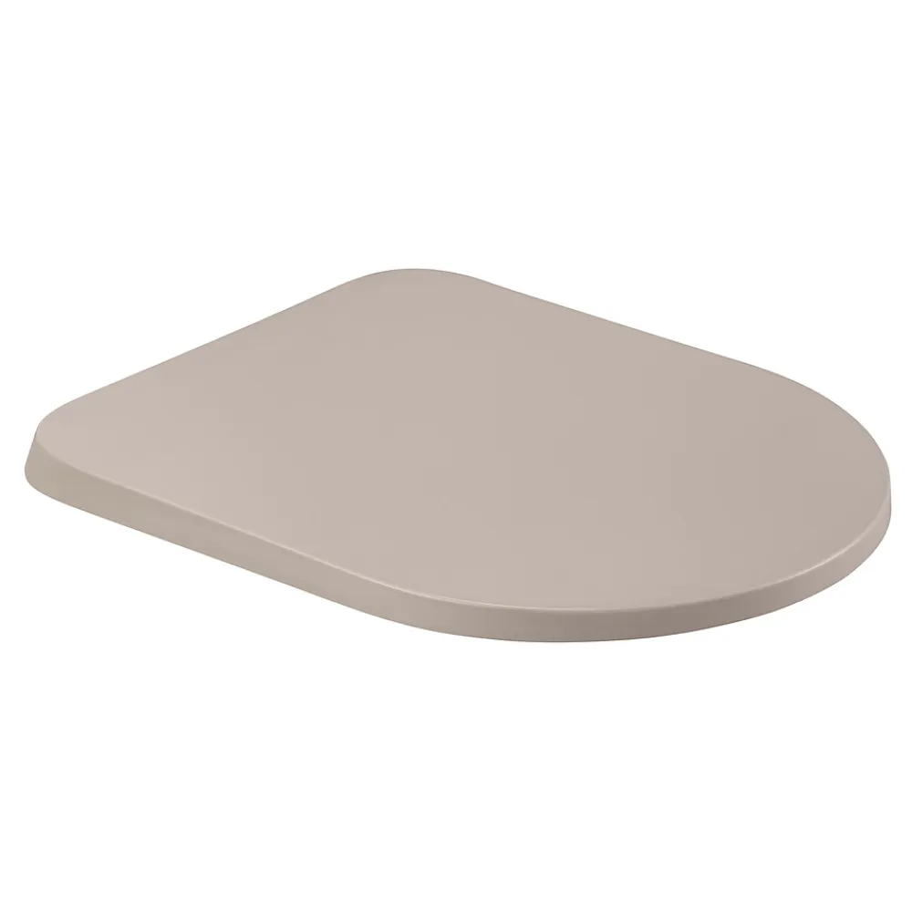 Abattant Wc|GoodHome Abattant WC duroplas Tanaro taupe