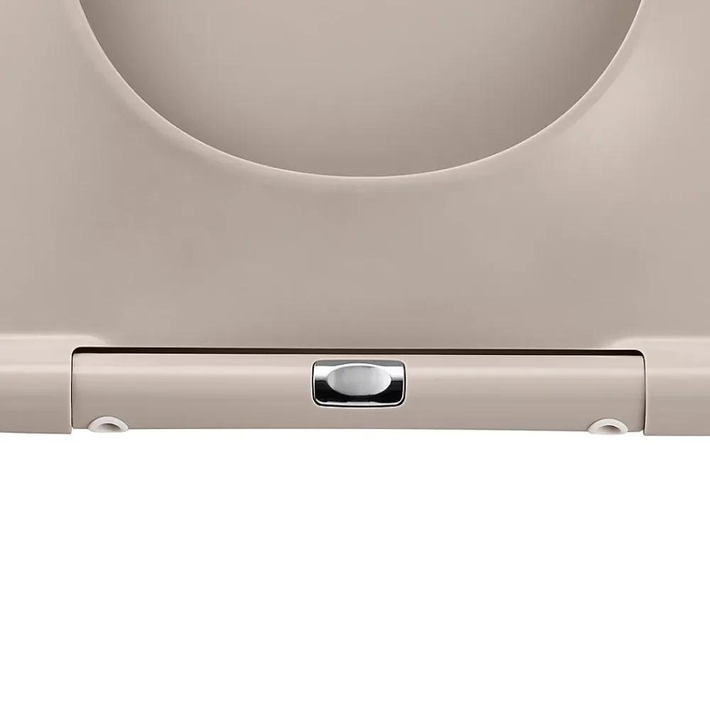 Abattant Wc|GoodHome Abattant WC duroplas Tanaro taupe