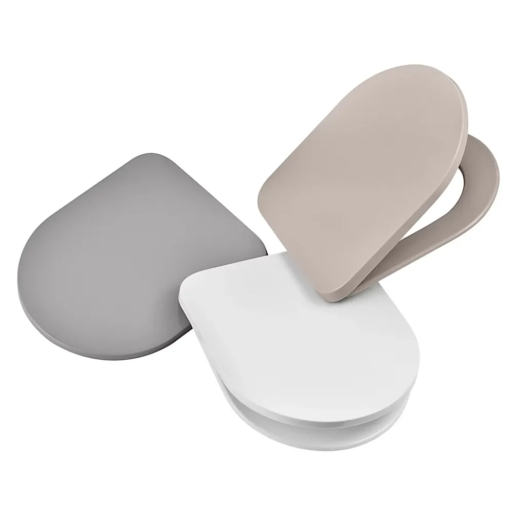 Abattant Wc|GoodHome Abattant WC duroplas Tanaro blanc