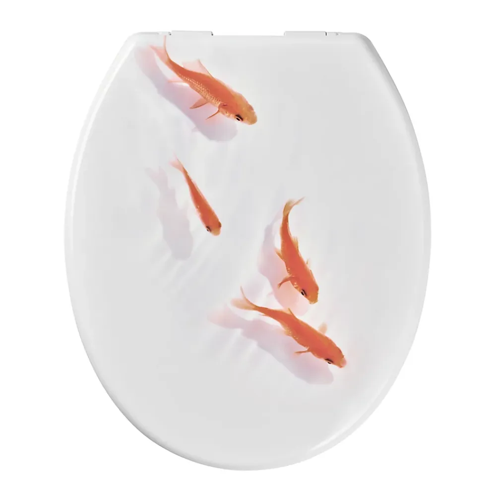 GoodHome Abattant WC Genoa décor poisson