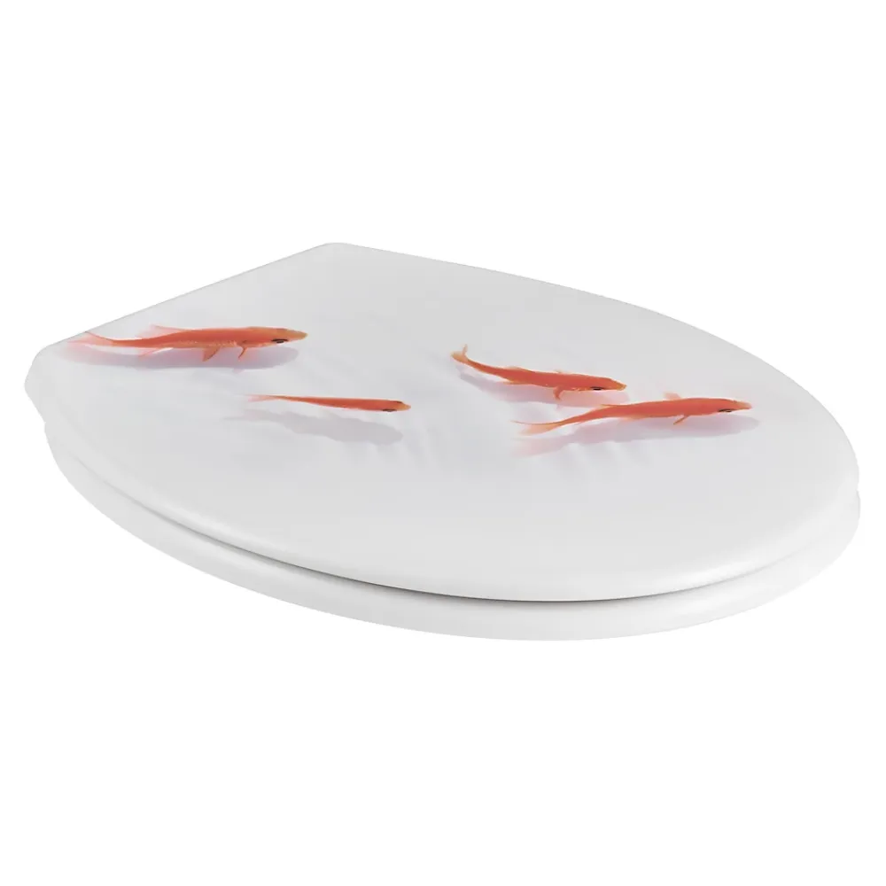 GoodHome Abattant WC Genoa décor poisson