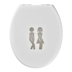 Abattant Wc|GoodHome Abattant WC Genoa lui & elle
