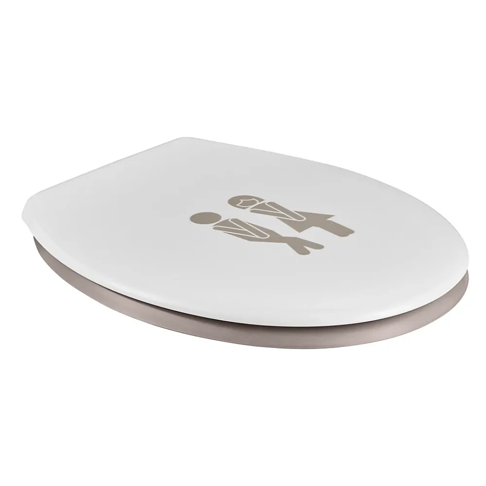 Abattant Wc|GoodHome Abattant WC Genoa lui & elle