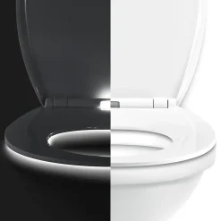 Abattant Wc|GoodHome Abattant WC led chang Minho blanc