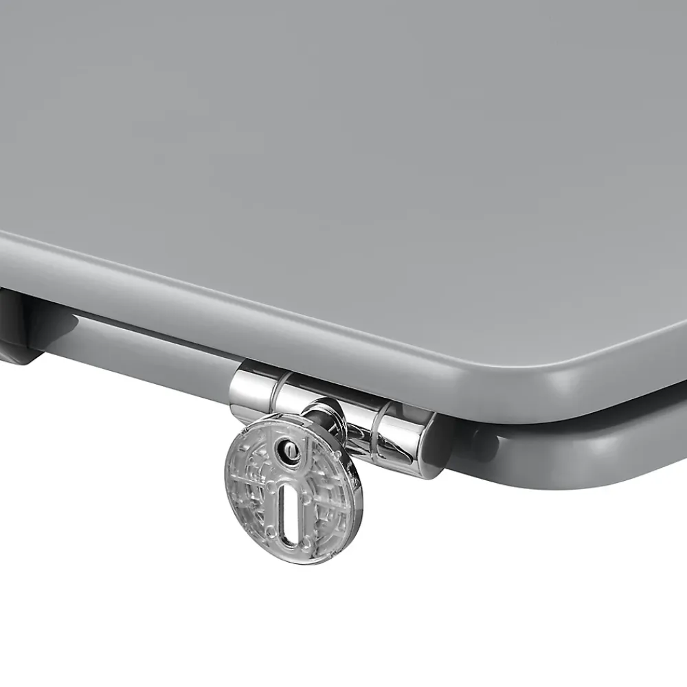 Abattant Wc|GoodHome Abattant WC Morava coloris gris en MDF avec frein de chute
