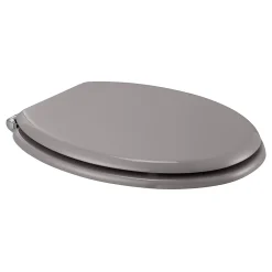 Abattant Wc|GoodHome Abattant WC Pilica coloris gris en bois avec frein de chute