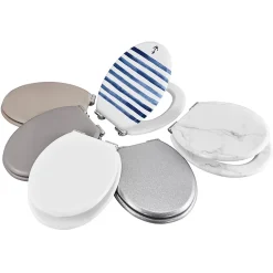 Abattant Wc|GoodHome Abattant WC Pilica pailleté