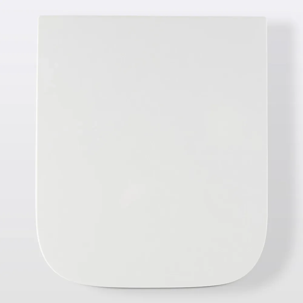GoodHome Abattant WC Teesta en duraplast coloris blanc avec frein de chute