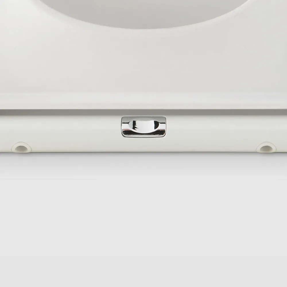 GoodHome Abattant WC Teesta en duraplast coloris blanc avec frein de chute