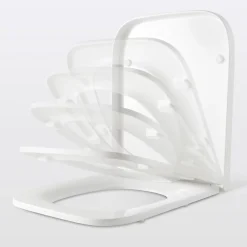 GoodHome Abattant WC Teesta en duraplast coloris blanc avec frein de chute