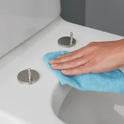 GoodHome Abattant WC Teesta en duraplast coloris blanc avec frein de chute