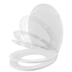 GoodHome Abattant WC WC Kouban blanc