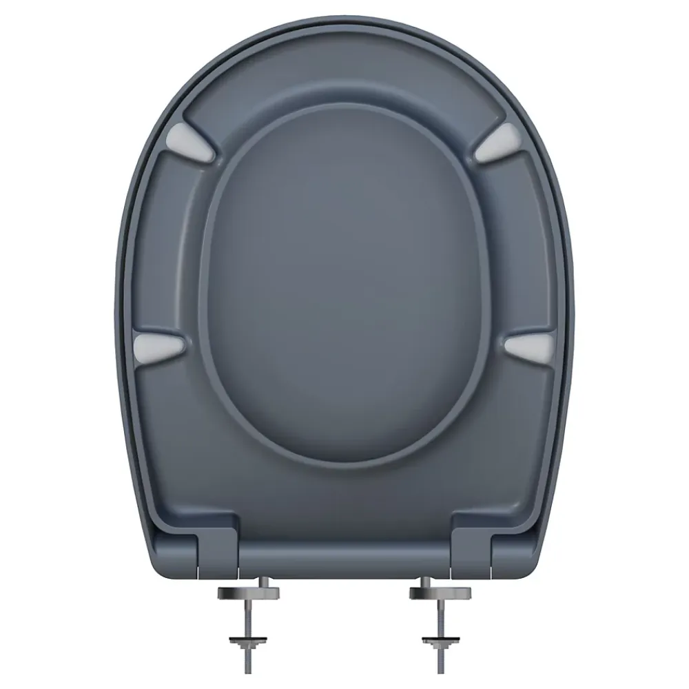Bemis Abattant WC gris anthracite brillant Classic