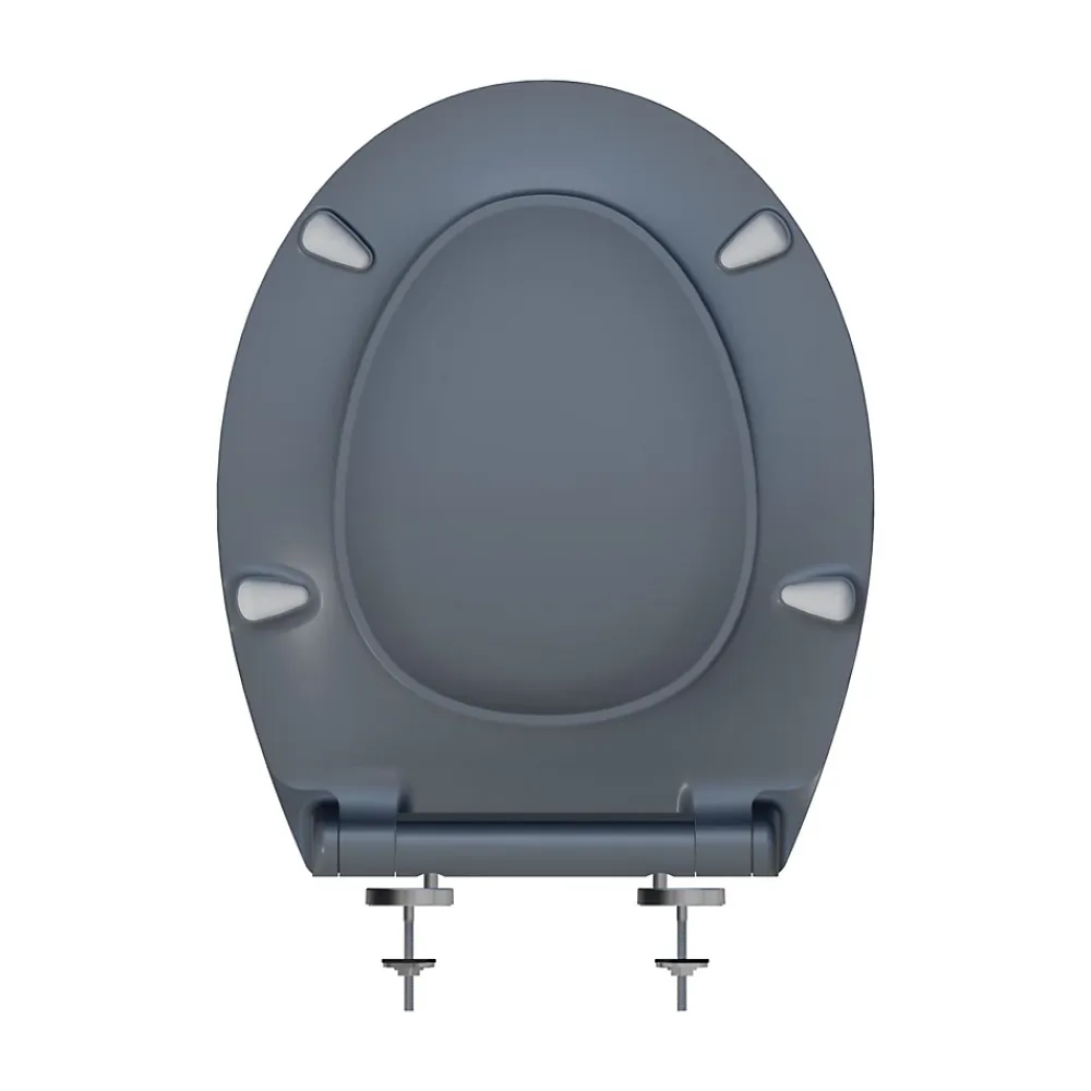 Abattant Wc|Bemis Abattant WC gris anthracite brillant