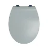 Abattant Wc|Bemis Abattant WC gris clair brillant Slim