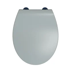 Abattant Wc|Bemis Abattant WC gris clair brillant Slim