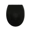 Spirella Abattant wc HARRY Noir Charnière Zinc