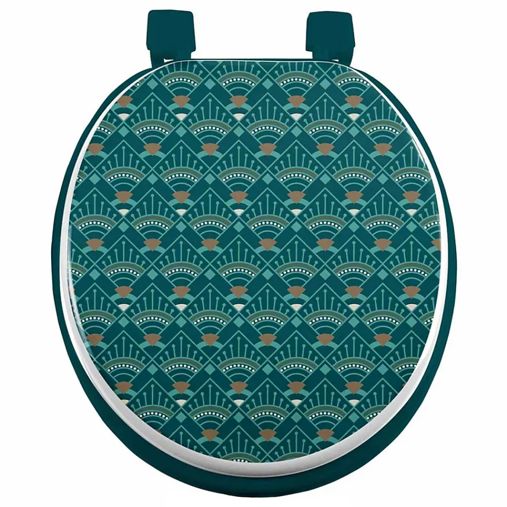 Abattant Wc|Importdistrib Abattant wc imprimé "imperia" 47cm vert
