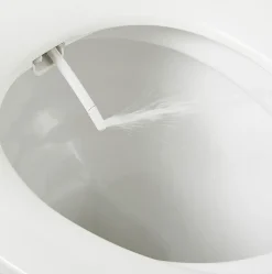 GoodHome Abattant WC japonais lavant avec frein de chute, blanc, Timok