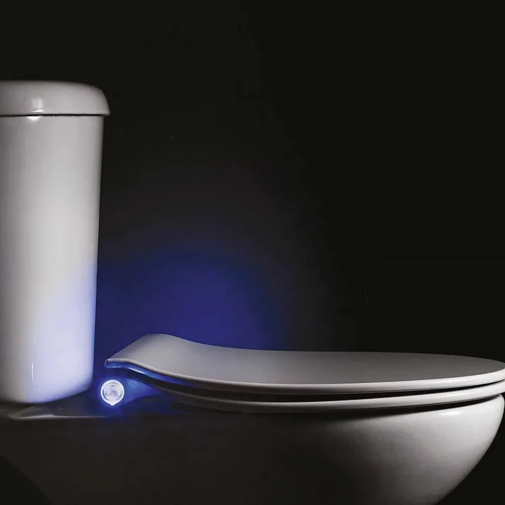 Abattant Wc|Guy Levasseur Abattant WC lumineux thermodur LED 45x37x6cm