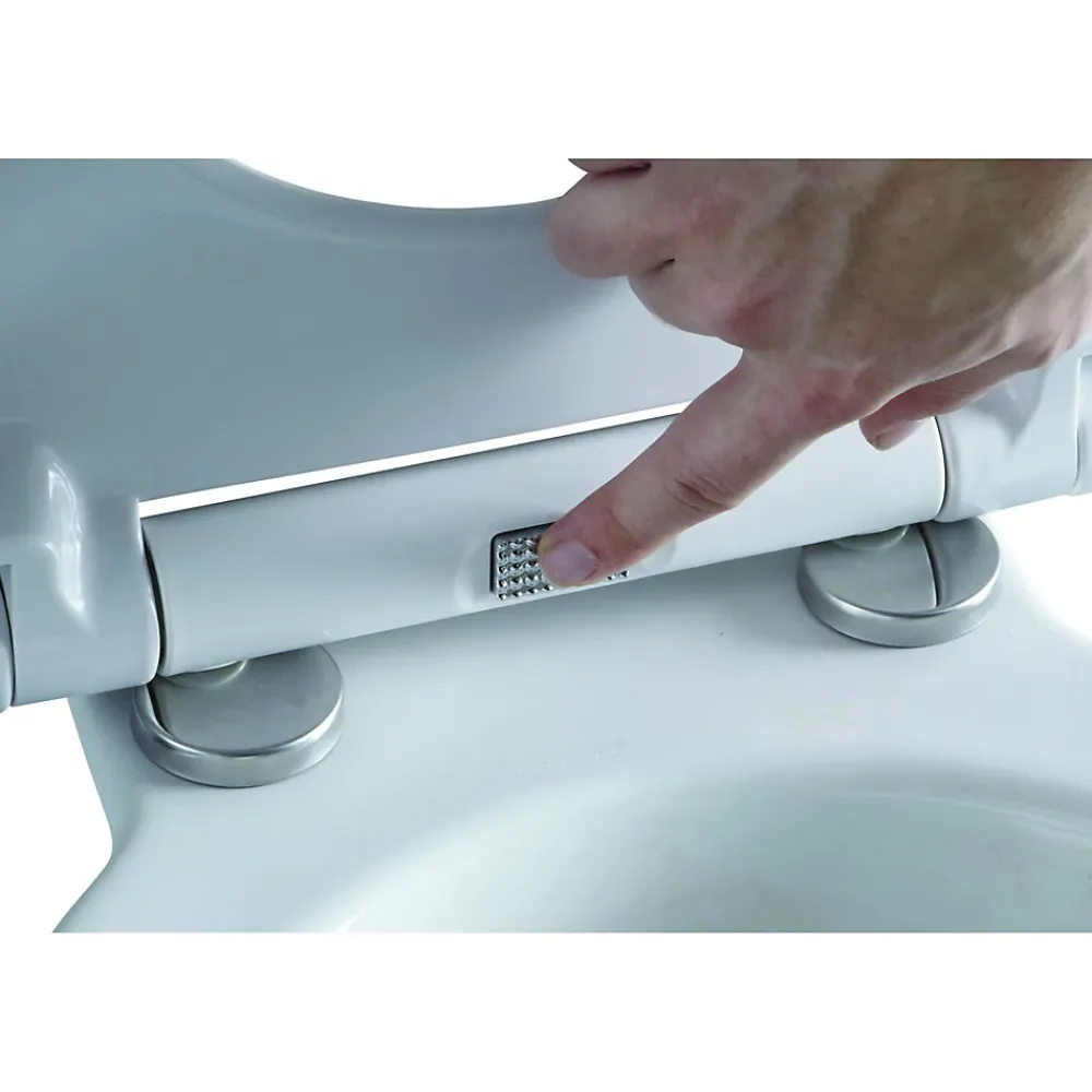 Abattant Wc|Guy Levasseur Abattant WC lumineux thermodur LED 45x37x6cm