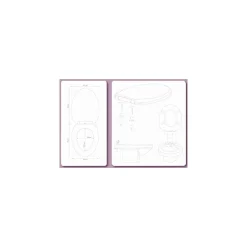 Abattant Wc|Guy Levasseur Abattant WC lumineux thermodur LED 45x37x6cm
