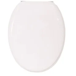 MSV Abattant Wc MDF Blanc - - Universel - Accessoires de salle de bain
