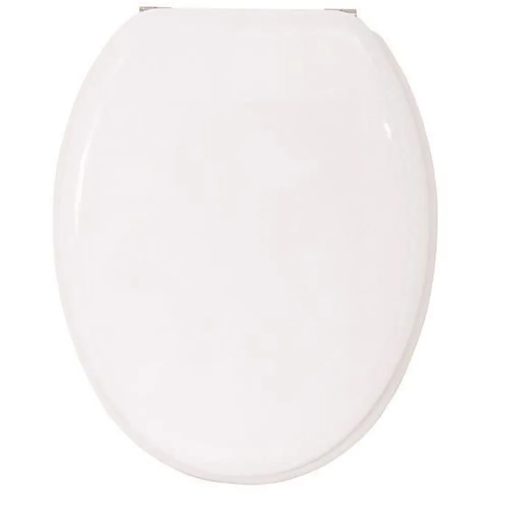 MSV Abattant Wc MDF Blanc - - Universel - Accessoires de salle de bain