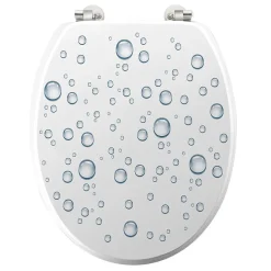 Abattant Wc|Douceur D'Intérieur Abattant WC MDF charnières métal Bubble