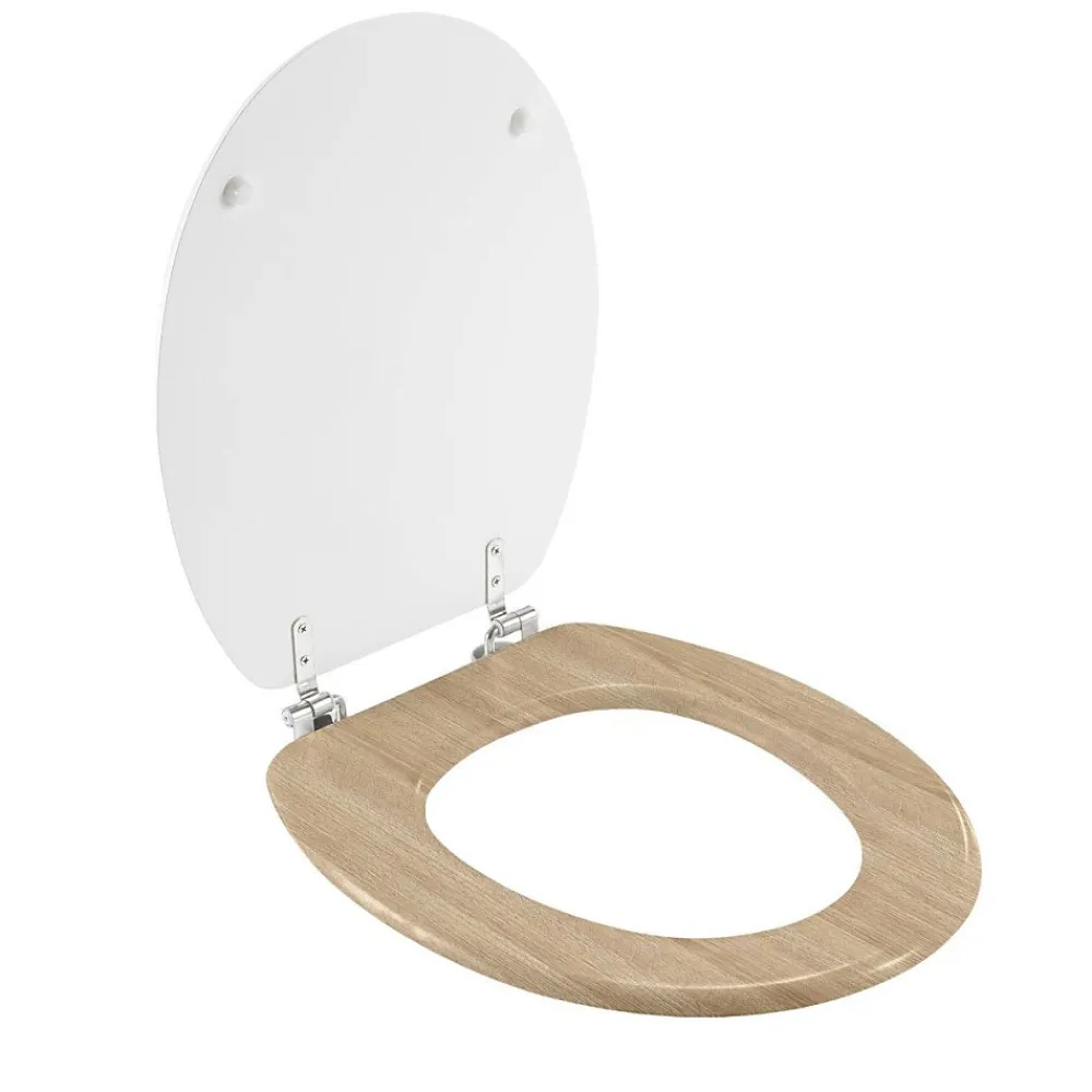 Abattant Wc|Douceur D'Intérieur Abattant WC MDF charnières métal HAVANE