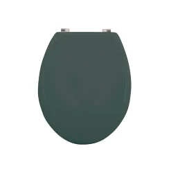 MSV Abattant wc MDF CLEO Vert Foncé mat Charnières en Inox