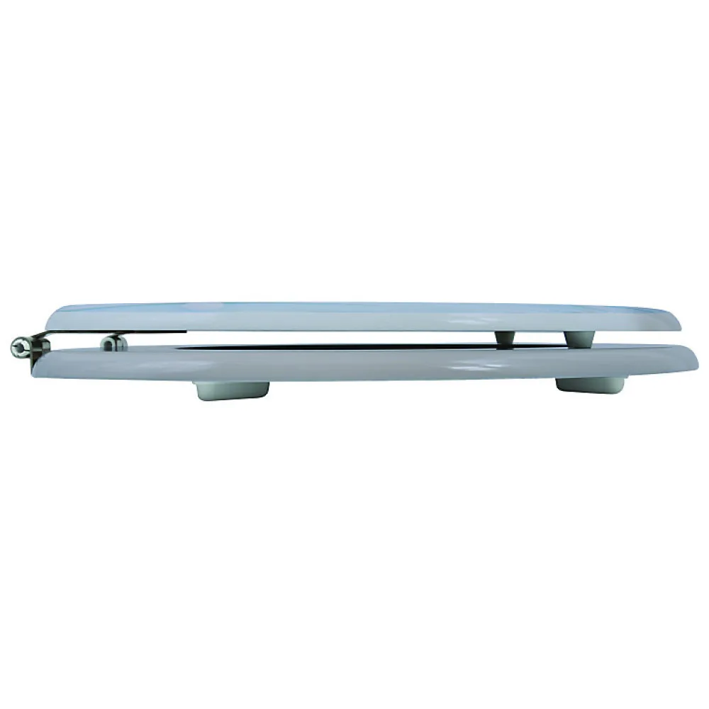 MSV Abattant wc MDF Etoile de mer Charnières Inox