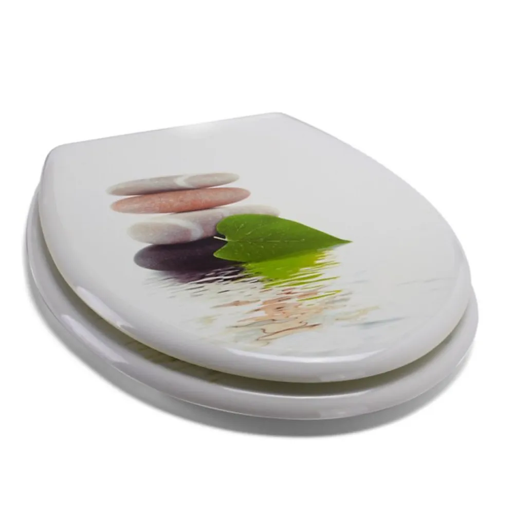 Abattant Wc|MSV Abattant WC MDF Lingga - - Universel - Blanc - 42,5x36,5x5cm