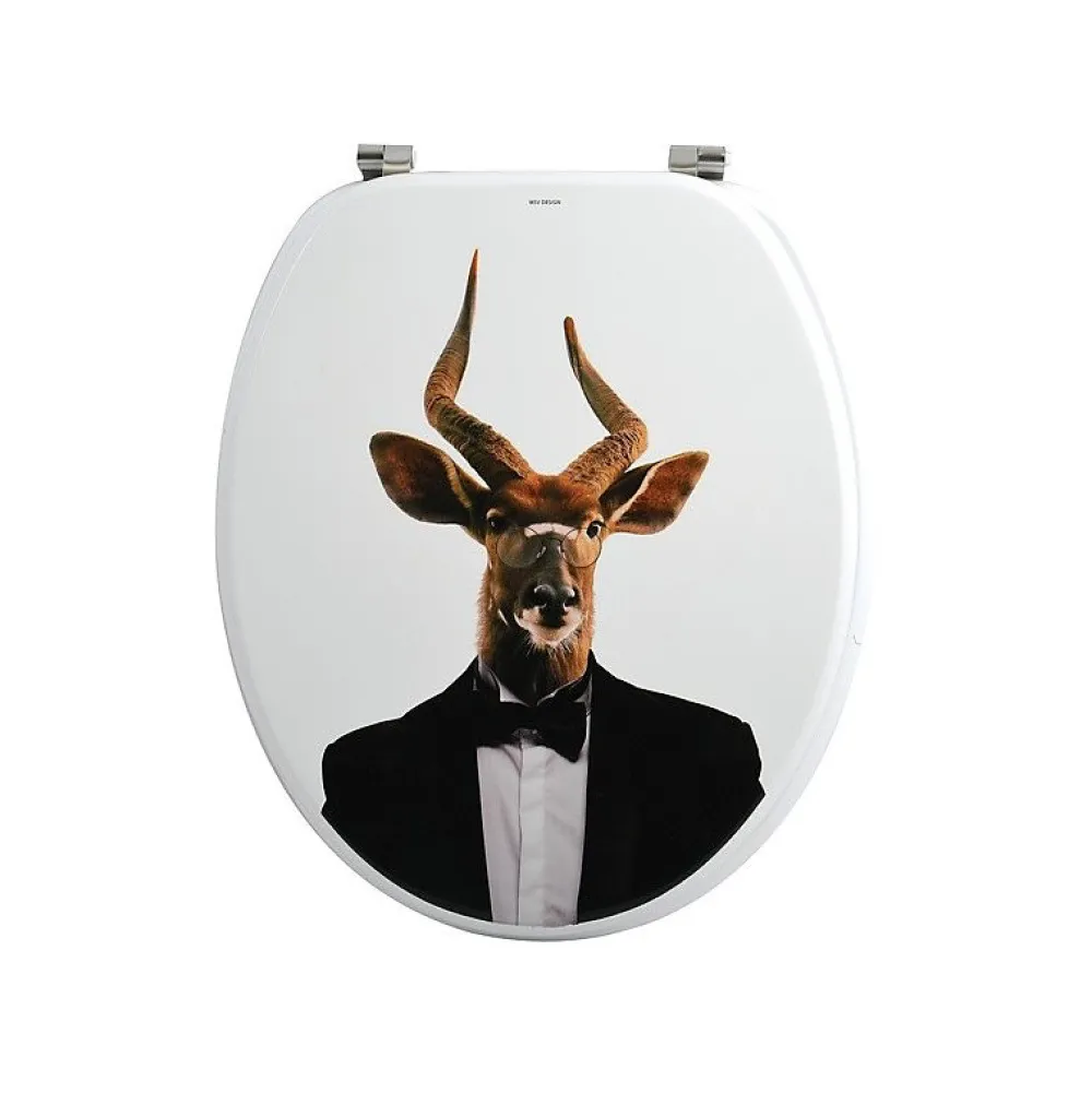 Abattant Wc|MSV Abattant wc MDF NYALA Charnières Inox