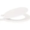 MSV Abattant WC - MDF - Charnières plastiques - Blanc