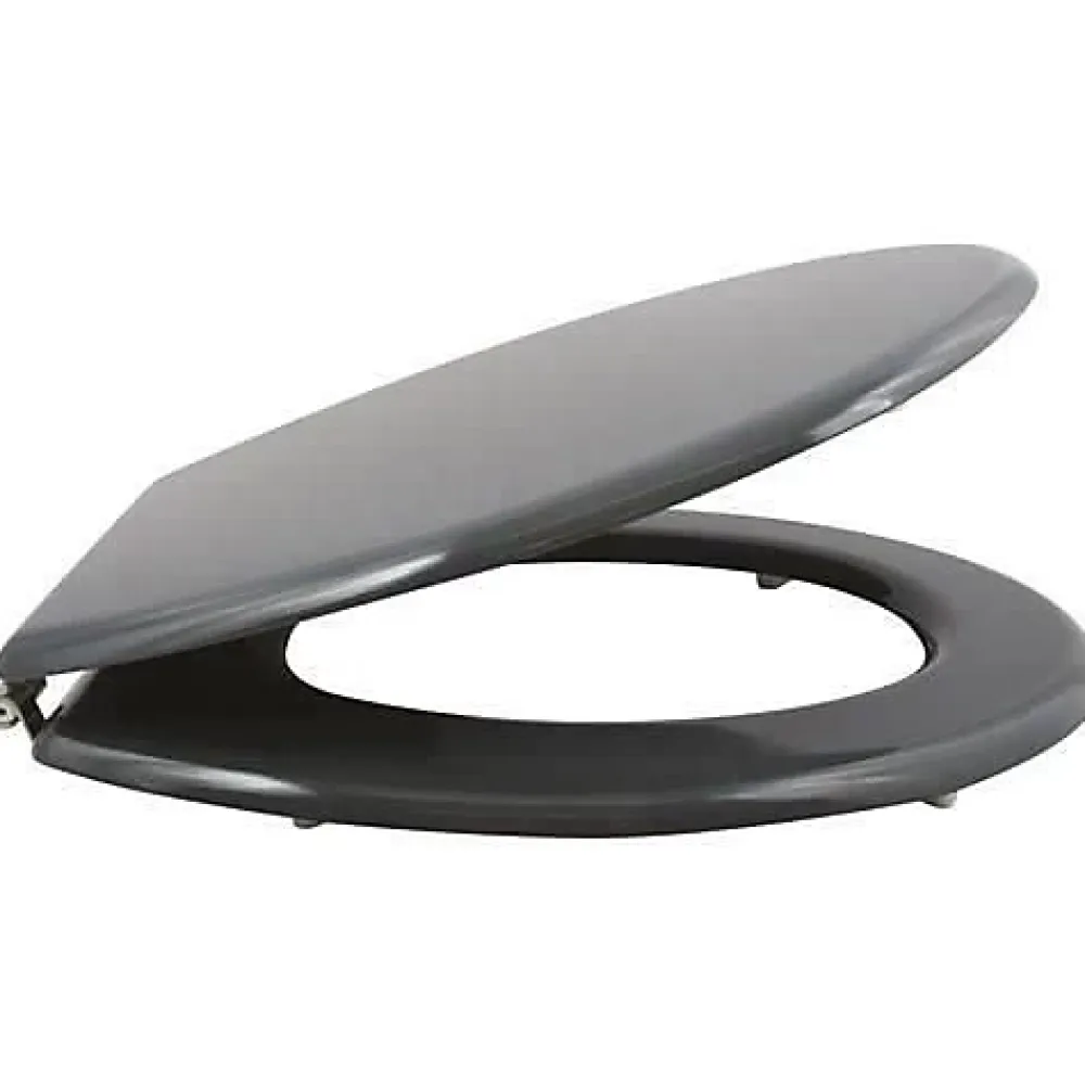 Abattant Wc|MSV Abattant WC - MDF - Charnières inox - Anthracite