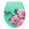 Wenko Abattant WC Orchidée - Bois - Multicolore