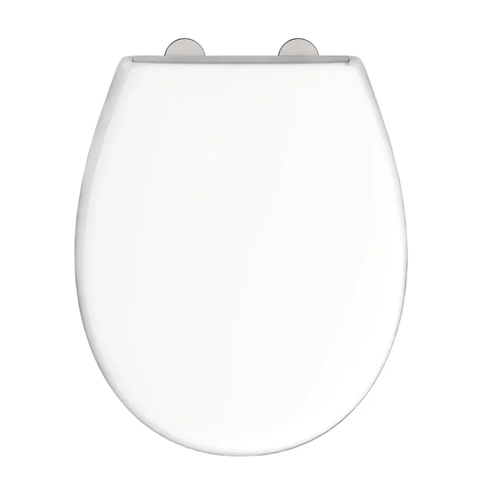 Abattant Wc|Instmaier Abattant WC ovale en duroplast blanc avec frein de chute ALMA