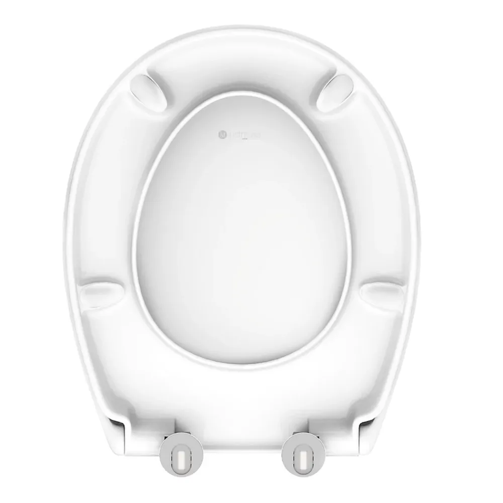 Abattant Wc|Instmaier Abattant WC ovale en duroplast blanc avec frein de chute ALMA