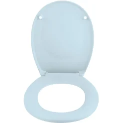 Abattant Wc|Spirella Abattant WC Neela bleu glacé mat