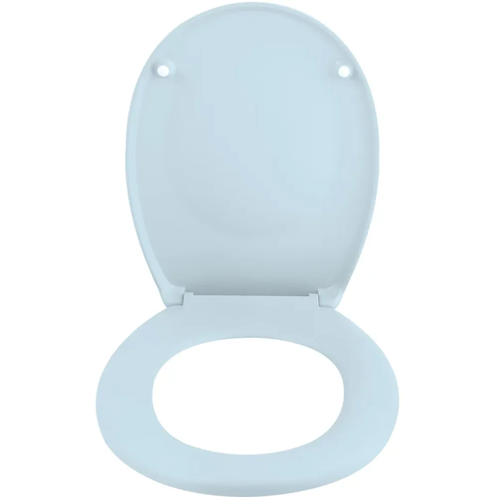 Abattant Wc|Spirella Abattant WC Neela bleu glacé mat