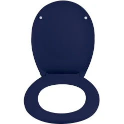 Spirella Abattant WC Neela bleu foncé mat