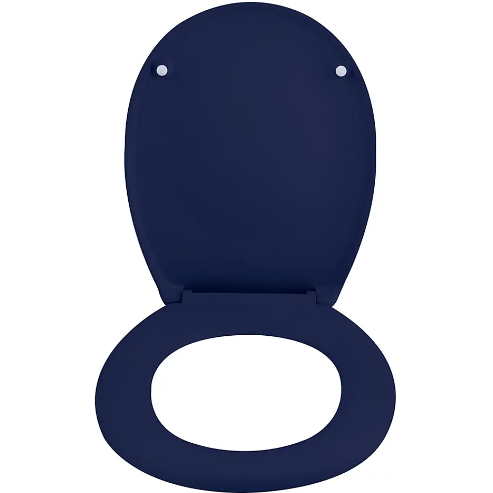 Spirella Abattant WC Neela bleu foncé mat