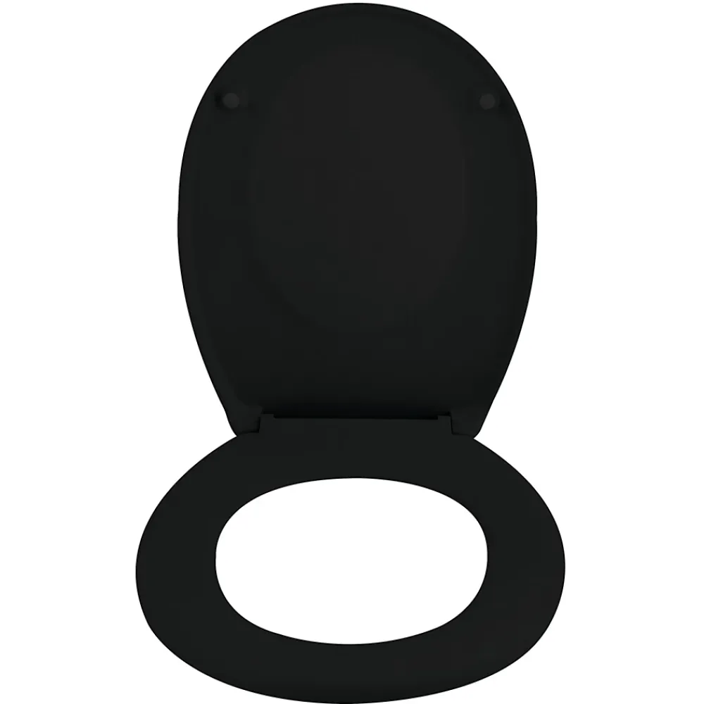 Spirella Abattant WC Neela en Duroplast coloris noir mat