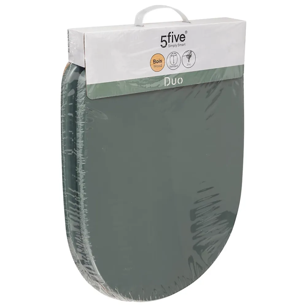 5Five Abattant WC standard coloris vert ficus, Duo