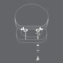 Douceur D'Intérieur Abattant WC Varadero - Blanc et vert