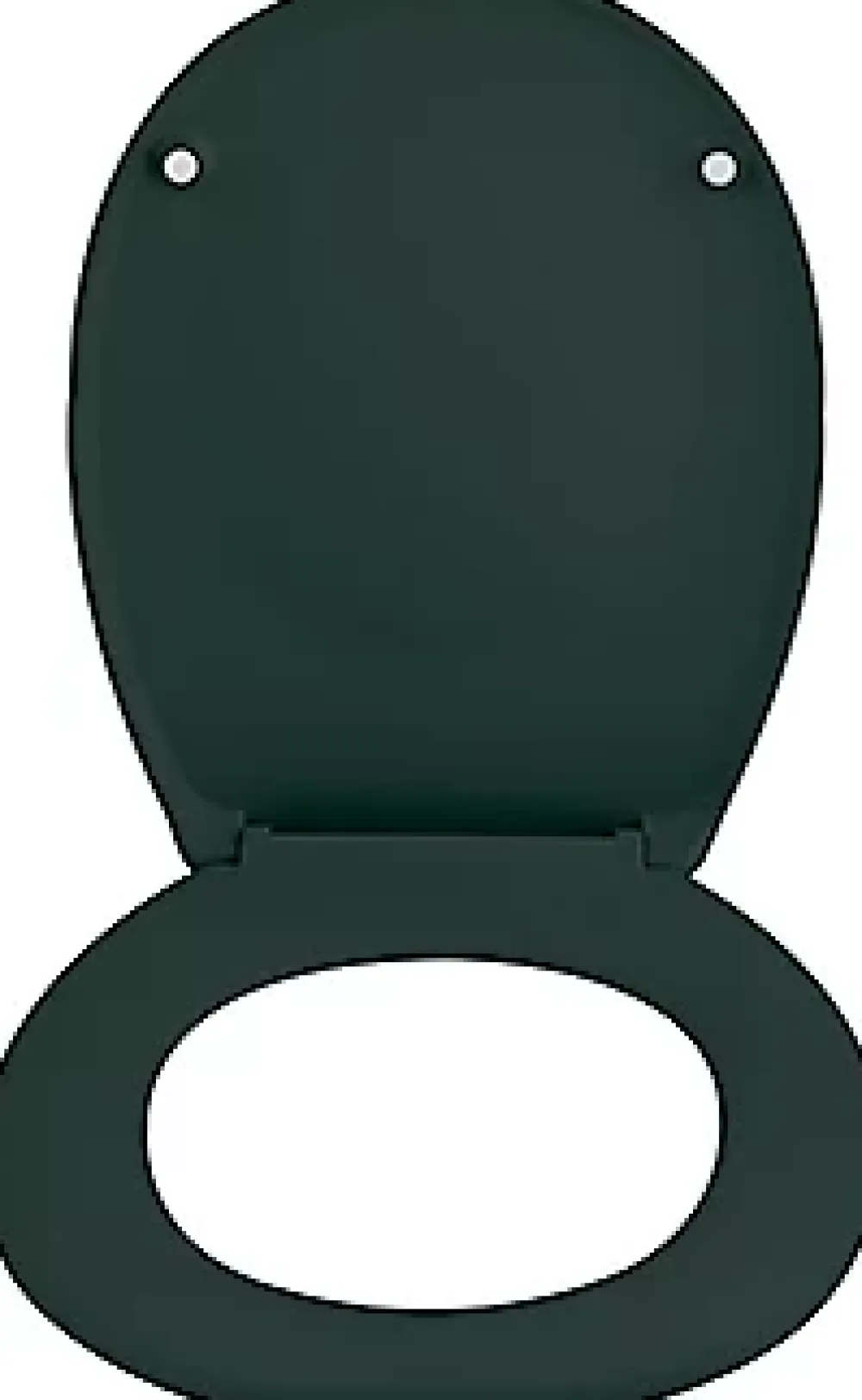Spirella Abattant WC vert foncé Neela