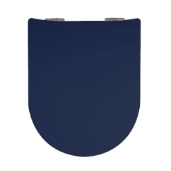 Abattant Wc|Olfa Abattant wood slim déclipsable uni (36.5x48 cm - Bleu Marine)