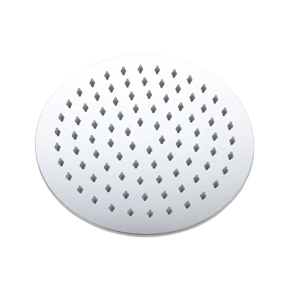 AICA Sanitaire AICA Colonne de douche thermostatique chromée, avec douche de tête ronde et douchette à main réglable en plusieurs modes
