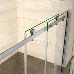 AICA Sanitaire Aica Porte De Douche Coulissante 130x195cm En 8mm Verre Anticalcaire